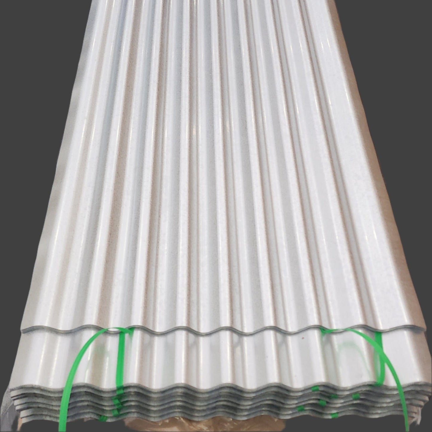 29-Gauge Corrugated Galvanized Aluminum-Zinc Steel Panels - Local Pickup Only