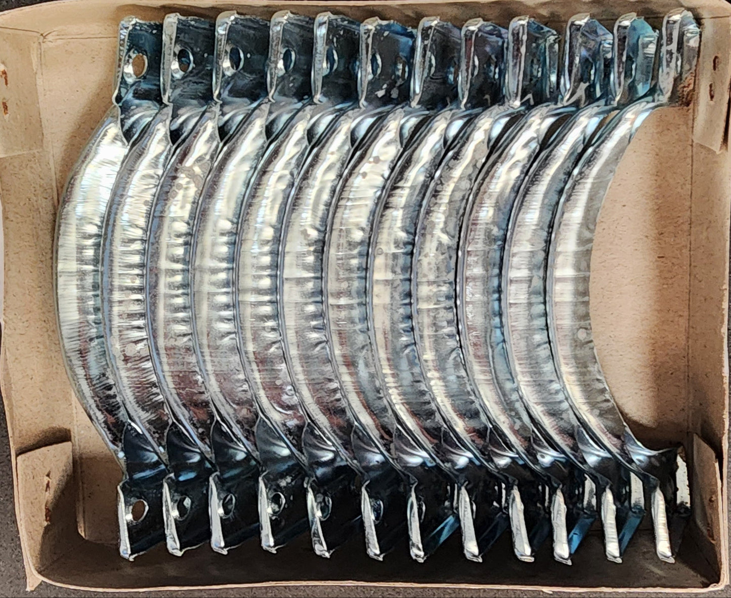 Pack of 12 Chrome Cabinet Pulls - Modern Cabinet and Drawer Handles
