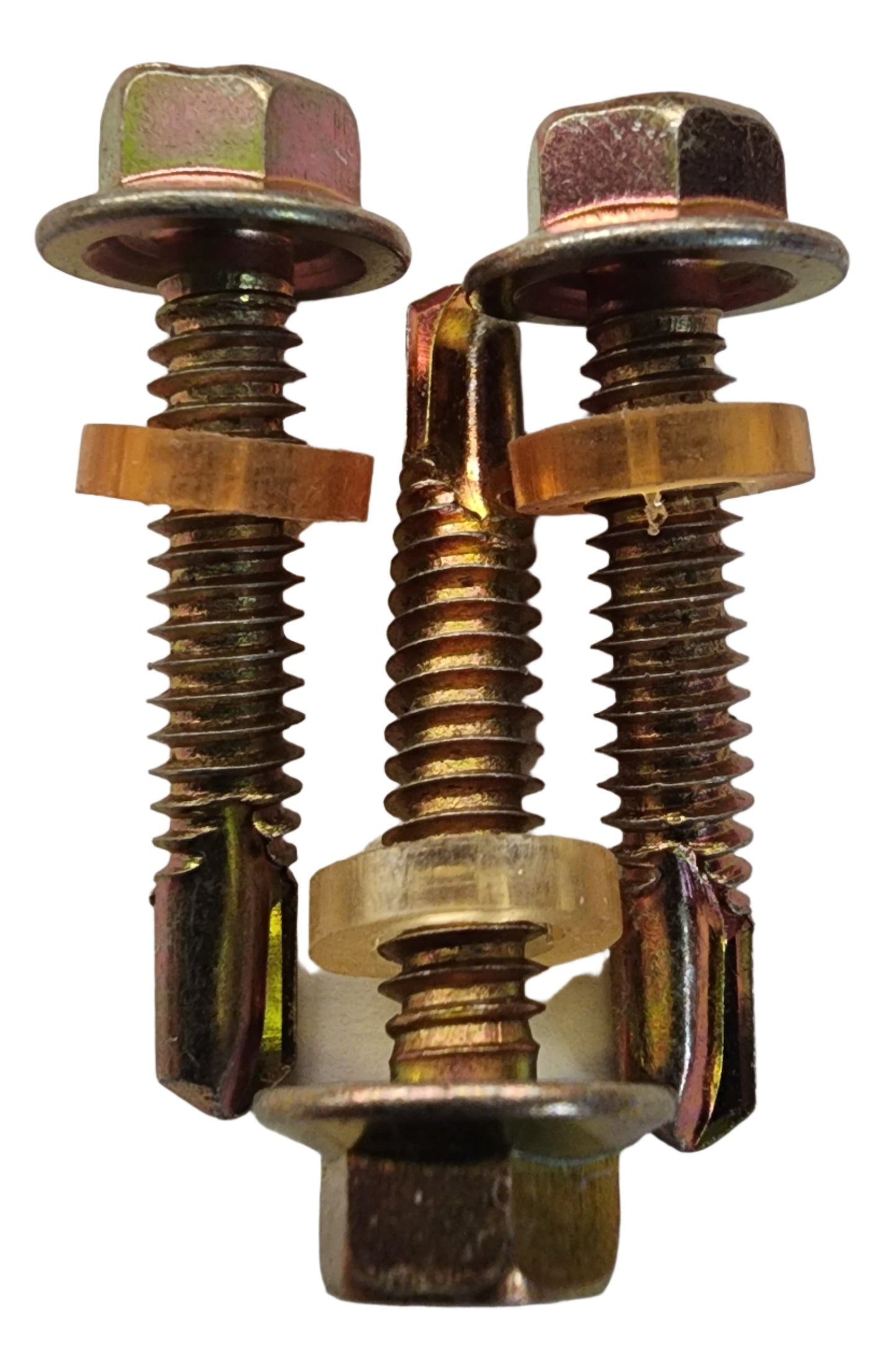 Self Tapping Screws 560 count Pack Hex Washer Head Weather Resistant Steel for Outdoor Projects