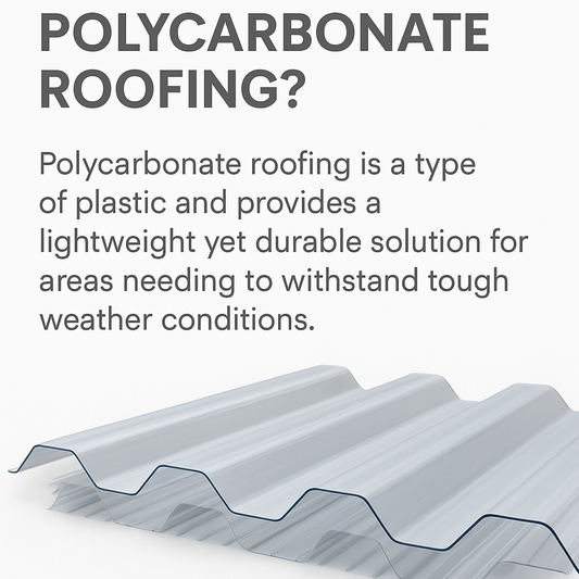 0.9mm Clear Greenhouse Roofing Panels – Heavy-Duty 26.5” x 8–14 ft - Local Pick Up