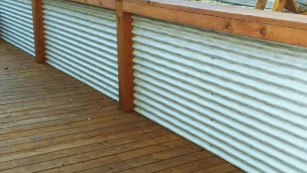 29-Gauge Corrugated Galvanized Aluminum-Zinc Steel Panels - Local Pickup Only