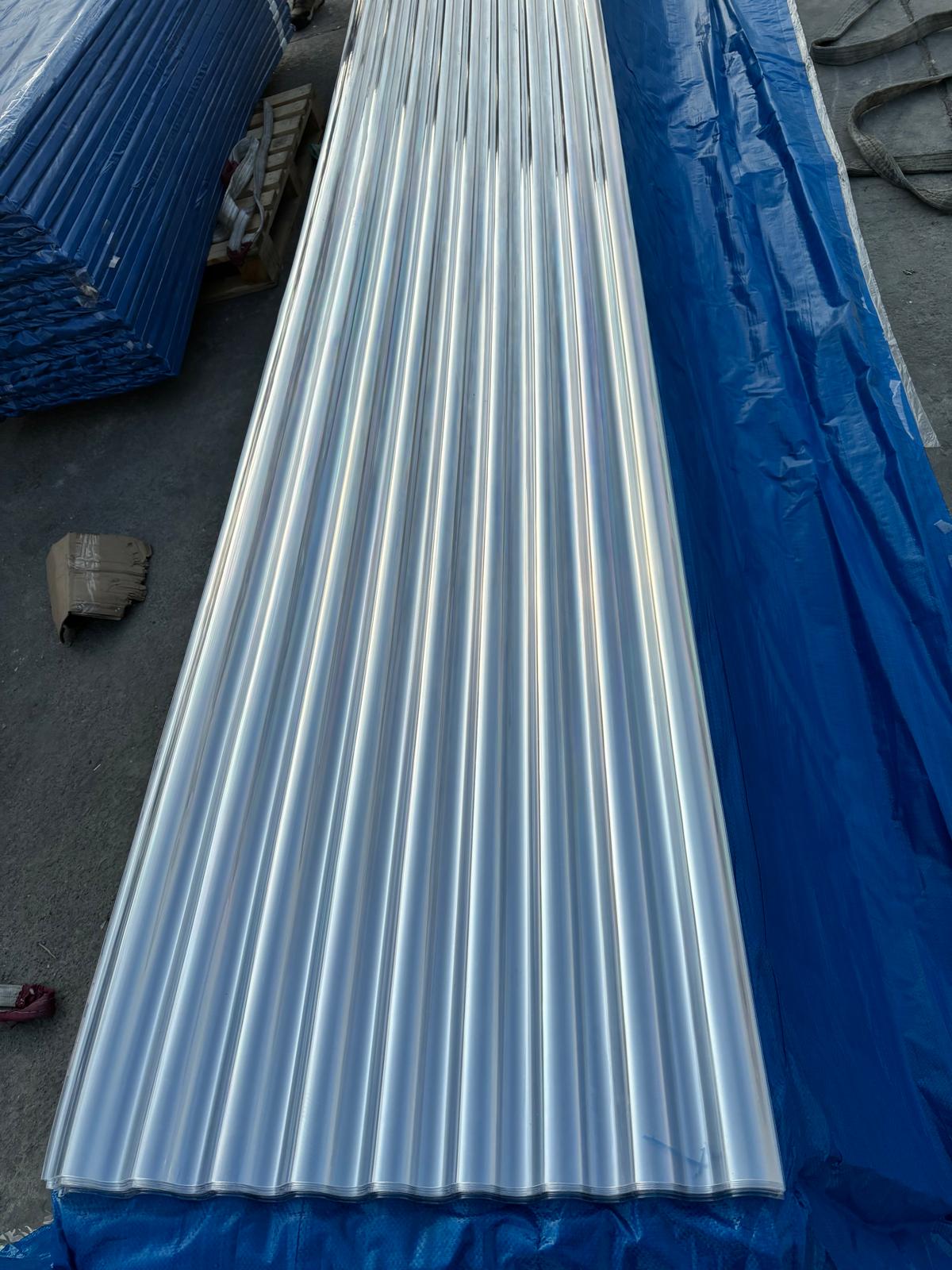 0.9mm Clear Greenhouse Roofing Panels – Heavy-Duty 26.5” x 8–14 ft - Local Pick Up