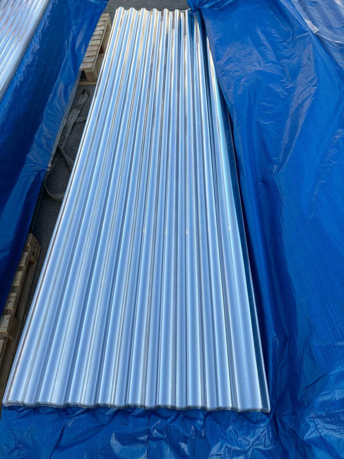 0.9mm Clear Greenhouse Roofing Panels – Heavy-Duty 26.5” x 8–14 ft - Local Pick Up
