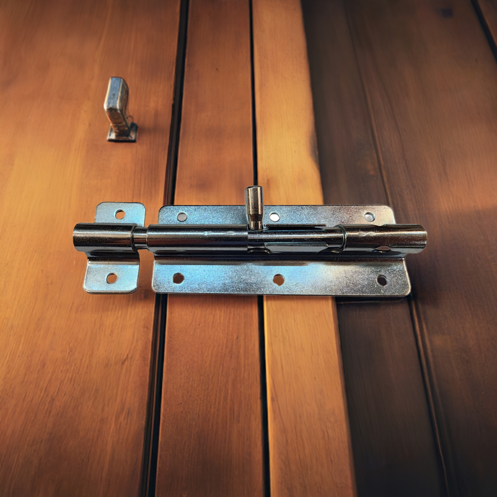 Heavy-Duty Sliding Bolt Gate Door Latch – Weather-Resistant Steel, Rust-Proof