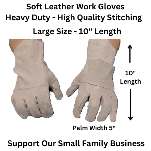 X-Large Leather Work Gloves – Clearance Sale – Durable, Heavy-Duty Gloves USA