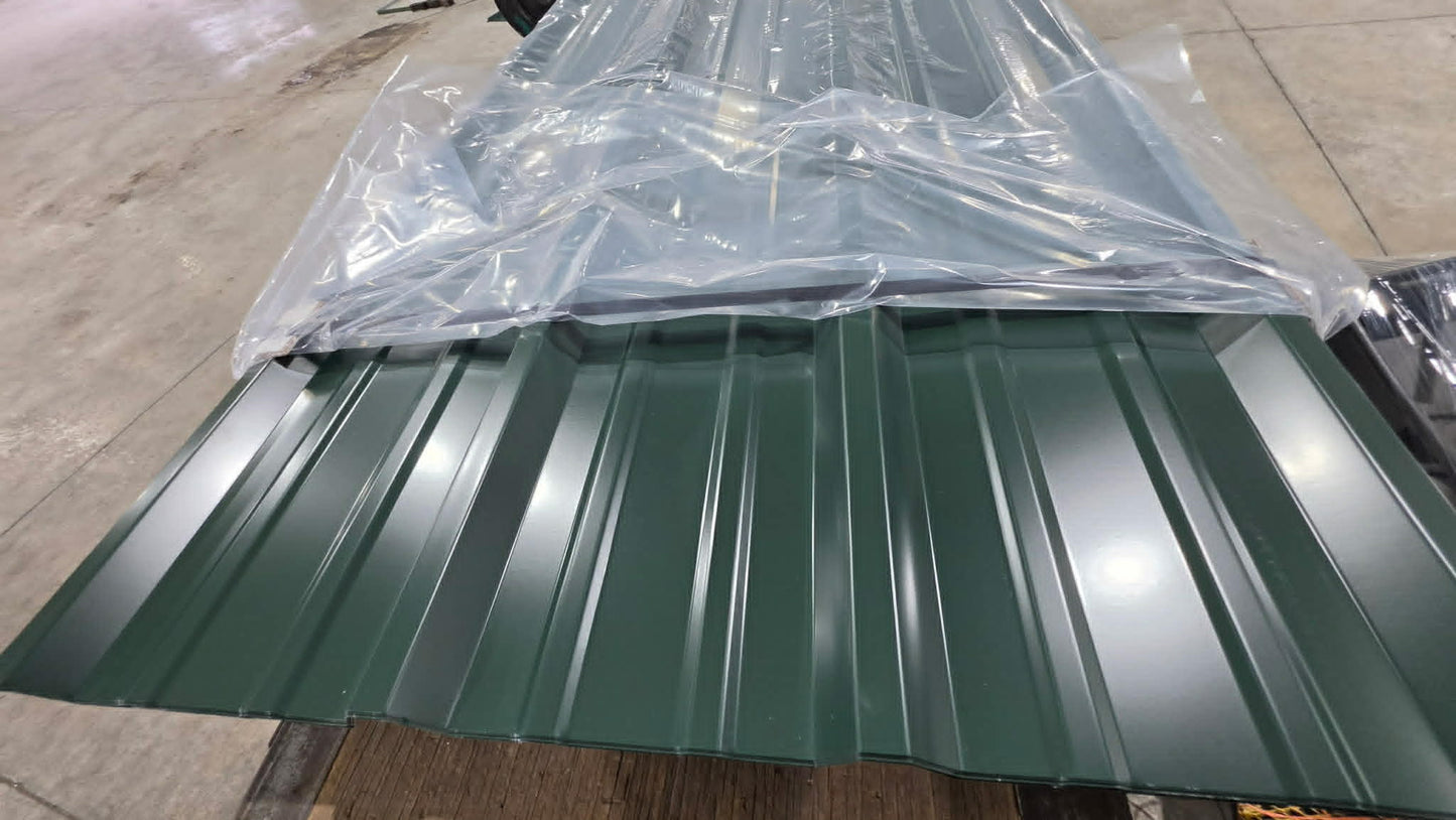 26 Gauge AG High Rib Metal Roofing Panel – Green