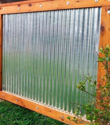29-Gauge Corrugated Galvanized Aluminum-Zinc Steel Panels - Local Pickup Only