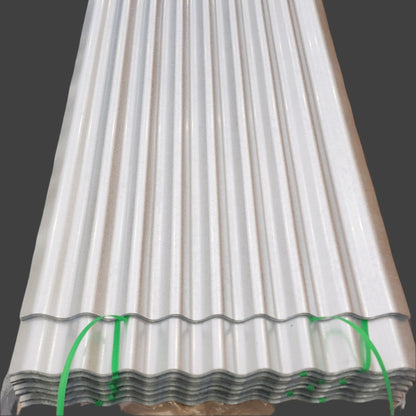 29-Gauge Corrugated Galvanized Aluminum-Zinc Steel Panels - Local Pickup Only