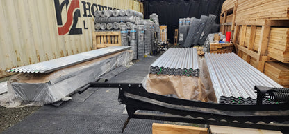 29-Gauge Corrugated Galvanized Aluminum-Zinc Steel Panels - Local Pickup Only