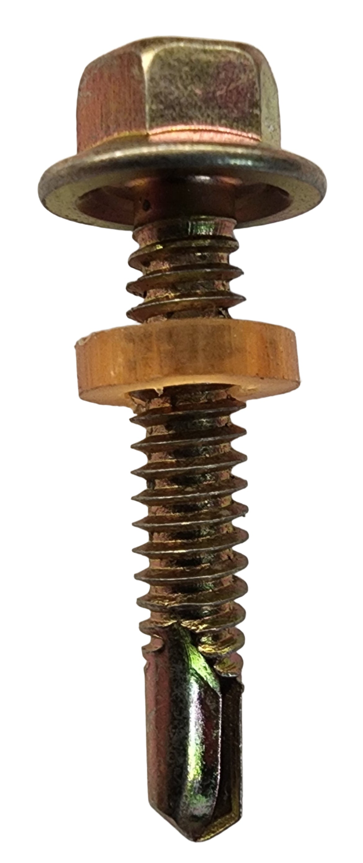 Self Tapping Screws 560 count Pack Hex Washer Head Weather Resistant Steel for Outdoor Projects