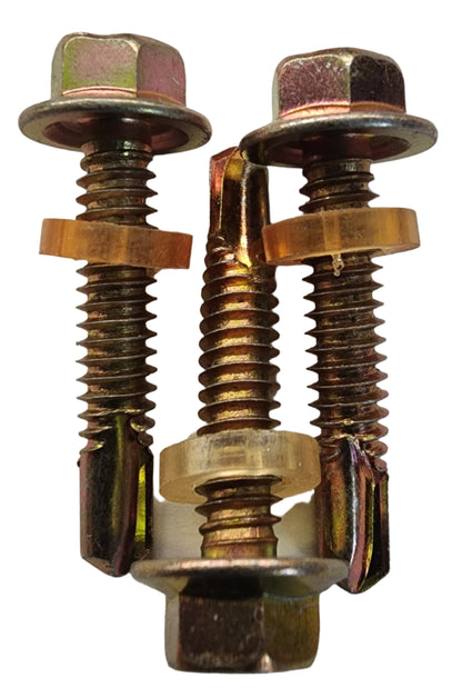 Self Tapping Screws 560 count Pack Hex Washer Head Weather Resistant Steel for Outdoor Projects