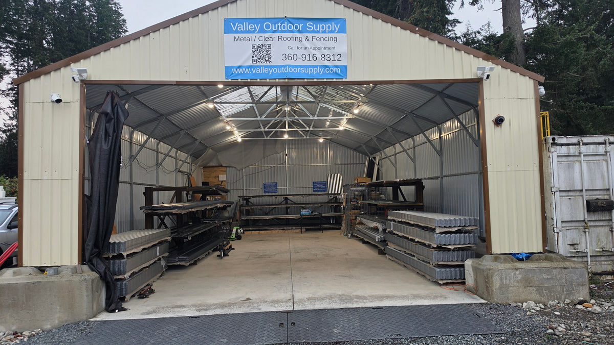 Metal Roofing, Polycarbonate Panels & Modern Fence Supply | Lake Stevens