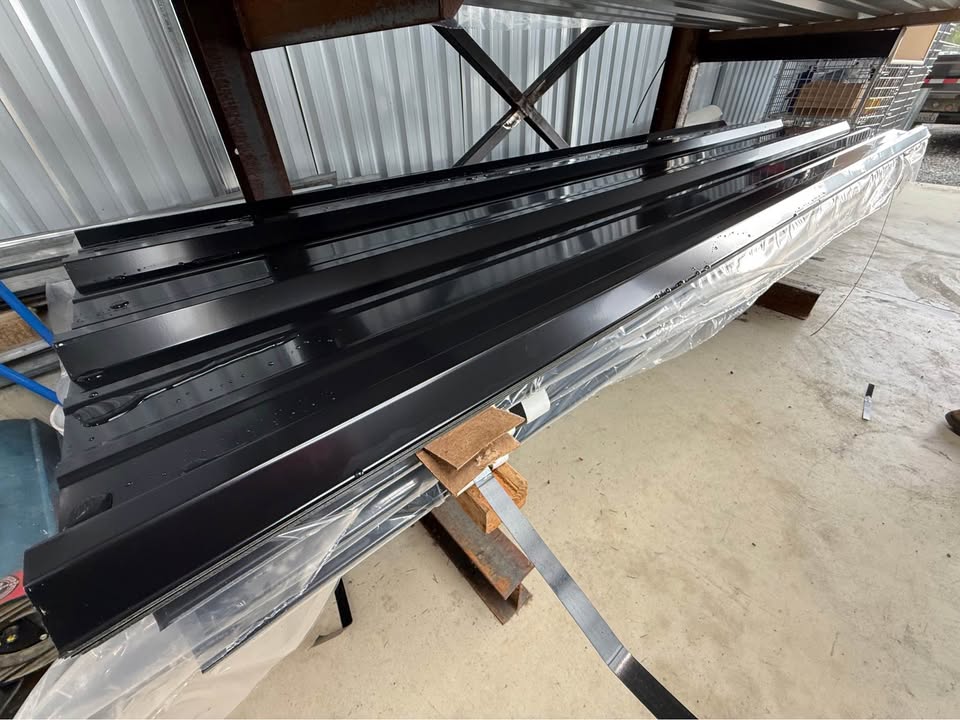 26 Gauge AG High Rib Metal Roofing Panel – Black 