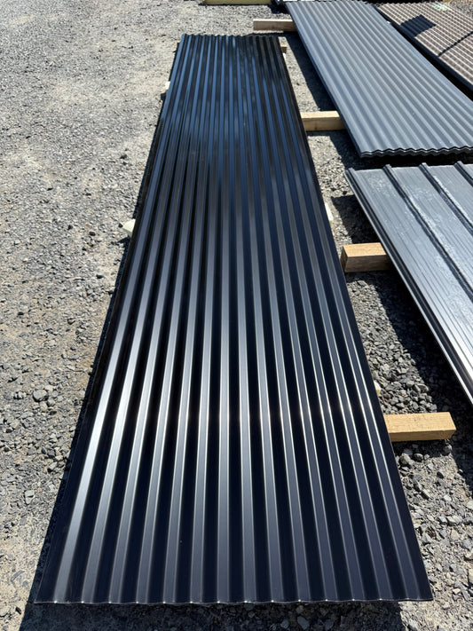 Black 16ft x 3ft wide Corrugated 3 mm