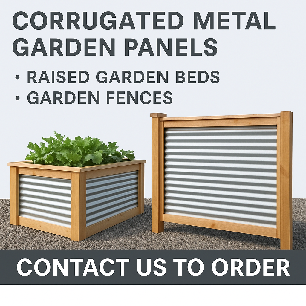 Corrugated Steel Panel – short panels - 1ft, 2ft, 3ft, 4ft, 5ft, 6ft, 7ft– Best Local Price