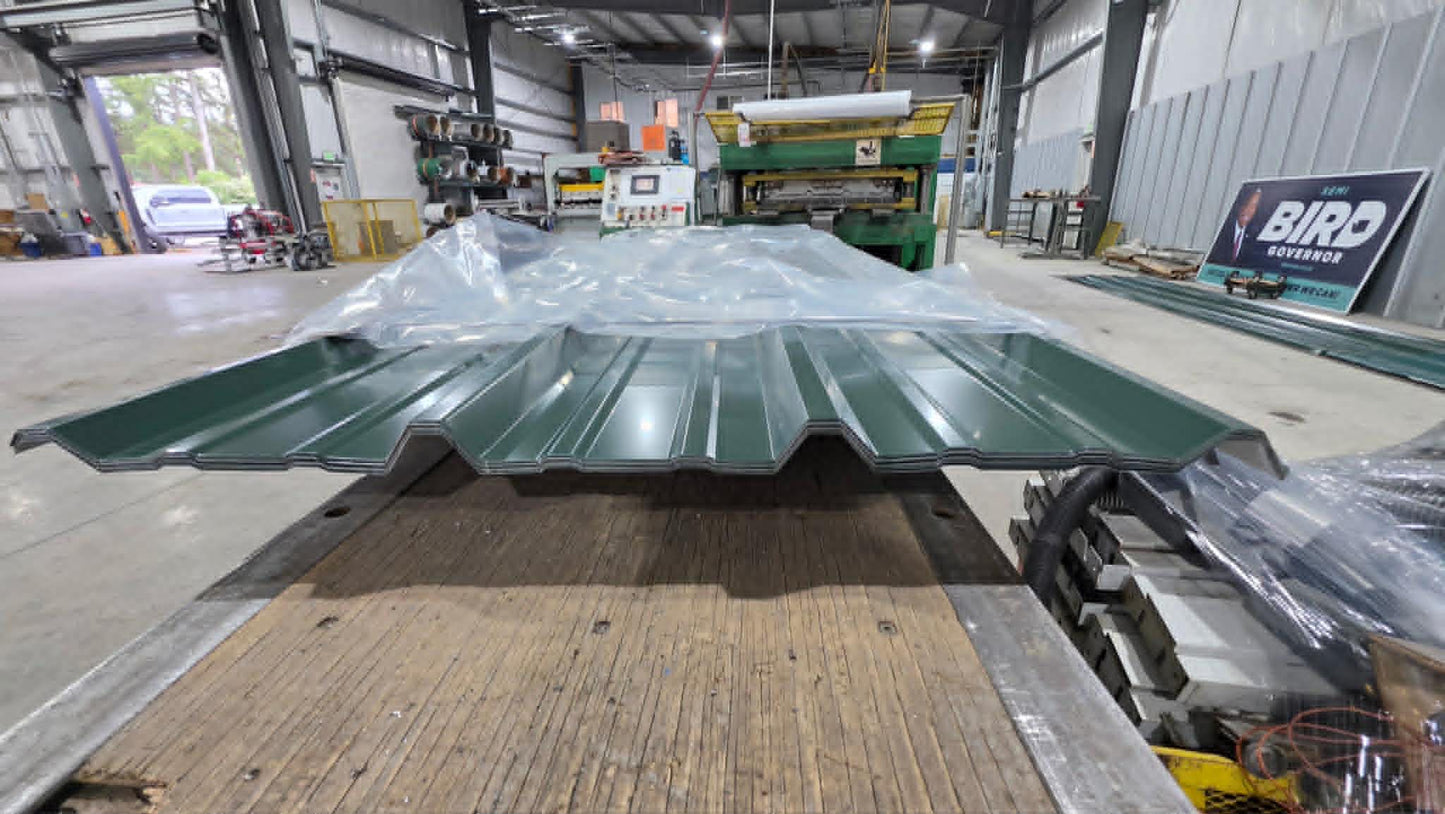 26 Gauge AG High Rib Metal Roofing Panel – Green