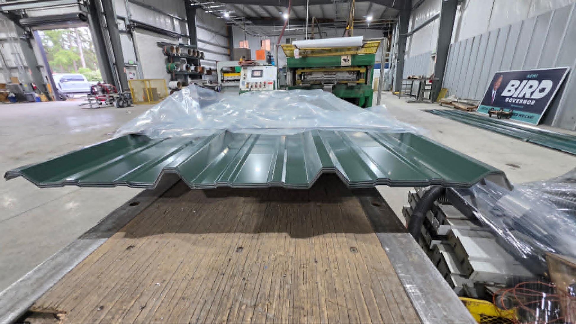 26 Gauge AG High Rib Metal Roofing Panel – Green