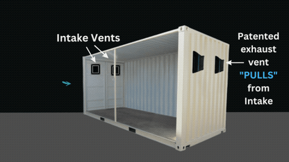 DRY-CON X® Shipping Container Ventilation System | Condensation & Moisture Control