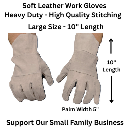 X-Large Leather Work Gloves – Clearance Sale – Durable, Heavy-Duty Gloves USA