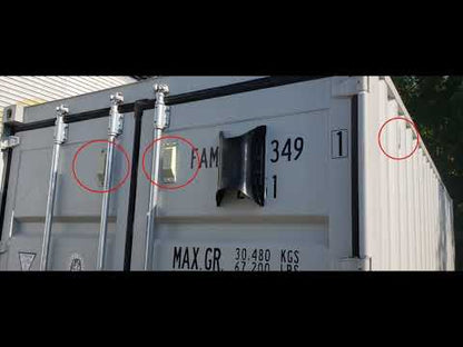 "Wind tunnel laboratory test video comparing different types of shipping container vents, featuring the DRY-CON X® passive ventilation system demonstrating superior airflow on a conex box."