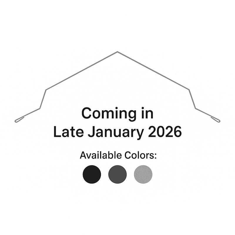 Product launch announcement with 'Coming in Late January 2026' text and color options on a white background.